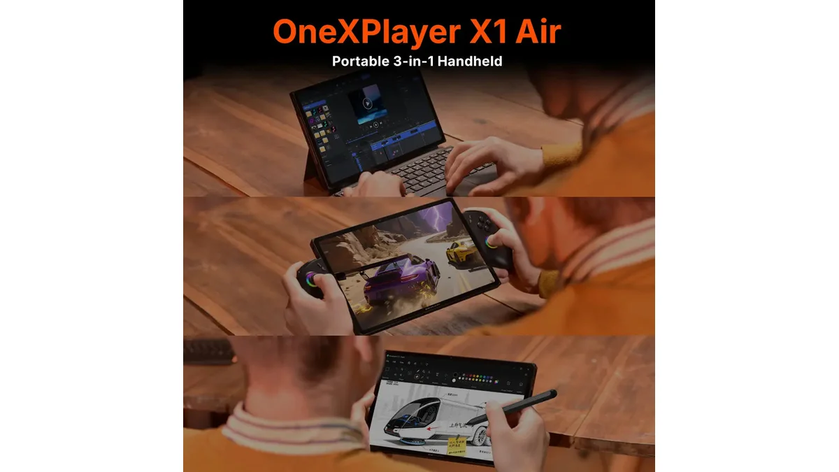 OneXPlayer X1 Air handheld