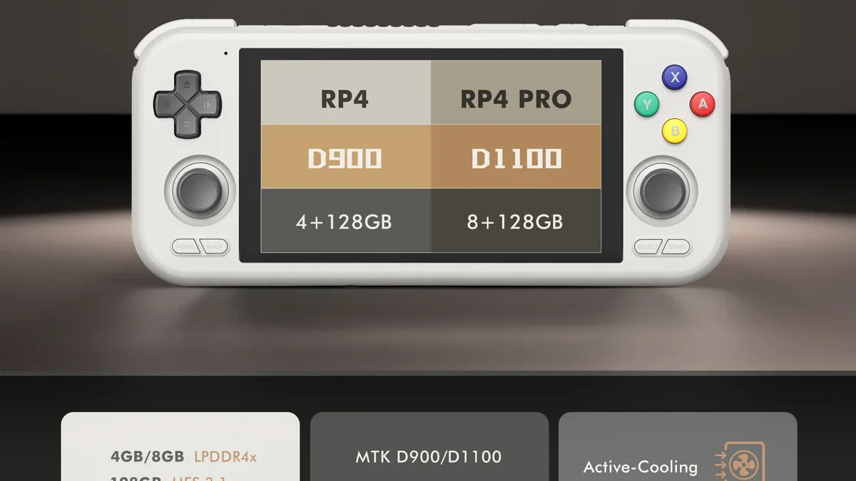 Retroid Pocket 4 Pro handheld