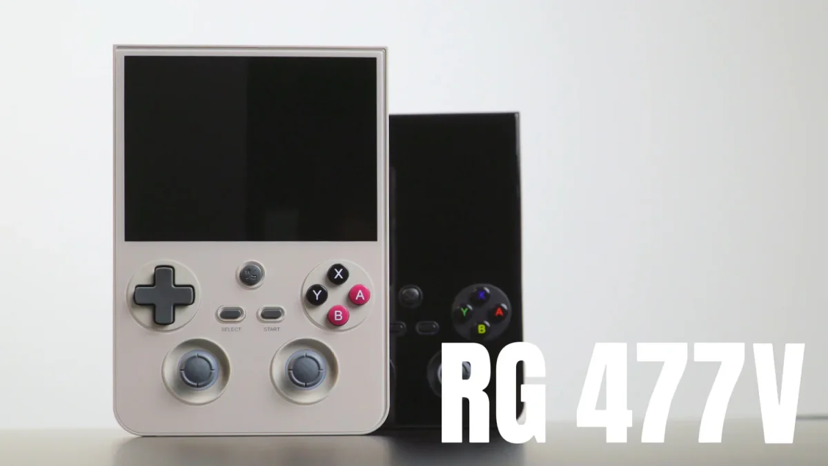 Anbernic RG477V vertical handheld with 4.7-inch 120Hz display