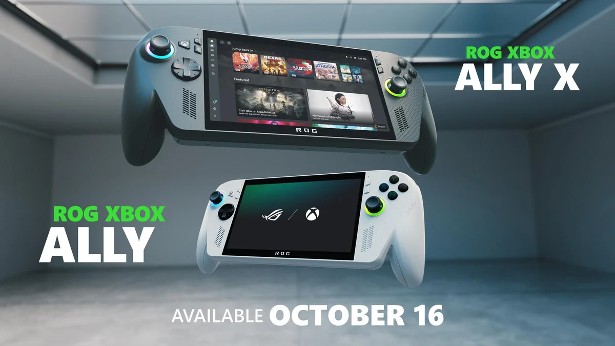 ROG Xbox Ally and ROG Xbox Ally X handheld gaming PCs